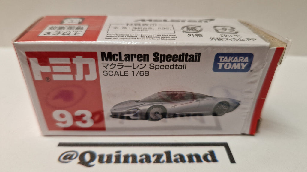 Tomica 2019 regular McLaren speedtail 1/68 (CP08)