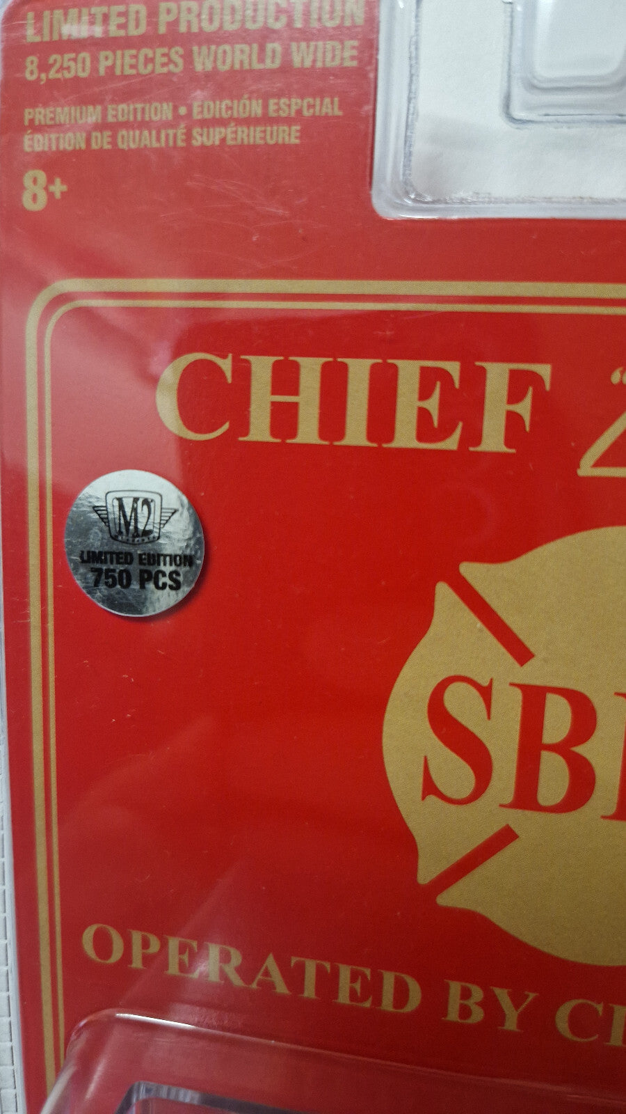M2 Machines Chief Low Flame SBFD '76 Chevrolet Scottsdale  Chase 750 pcs  (NG54)