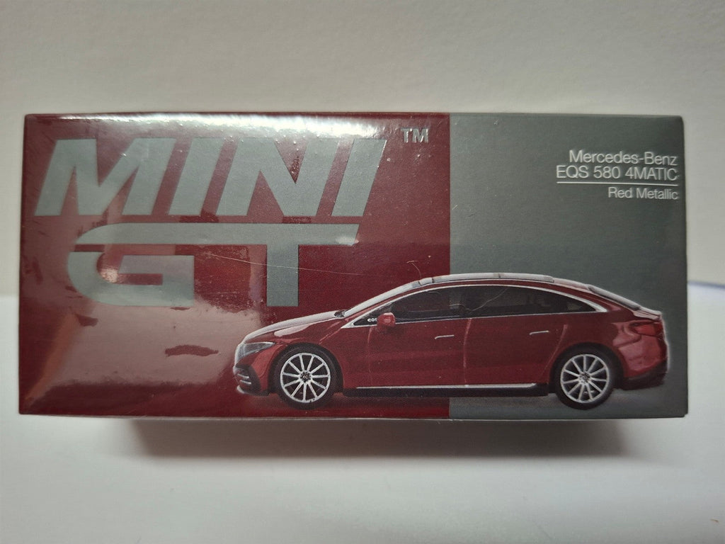 Mini GT 2024 Mercedes-Benz EQS 580 4Matic, Red metallic N°970 (CP05)