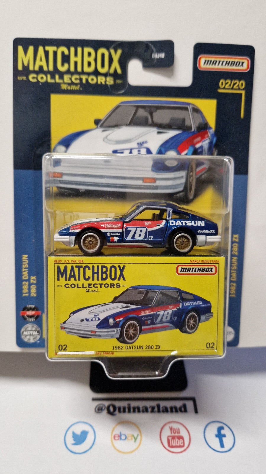Matchbox 2021 collectors 1982 datsun zx   (NG20)
