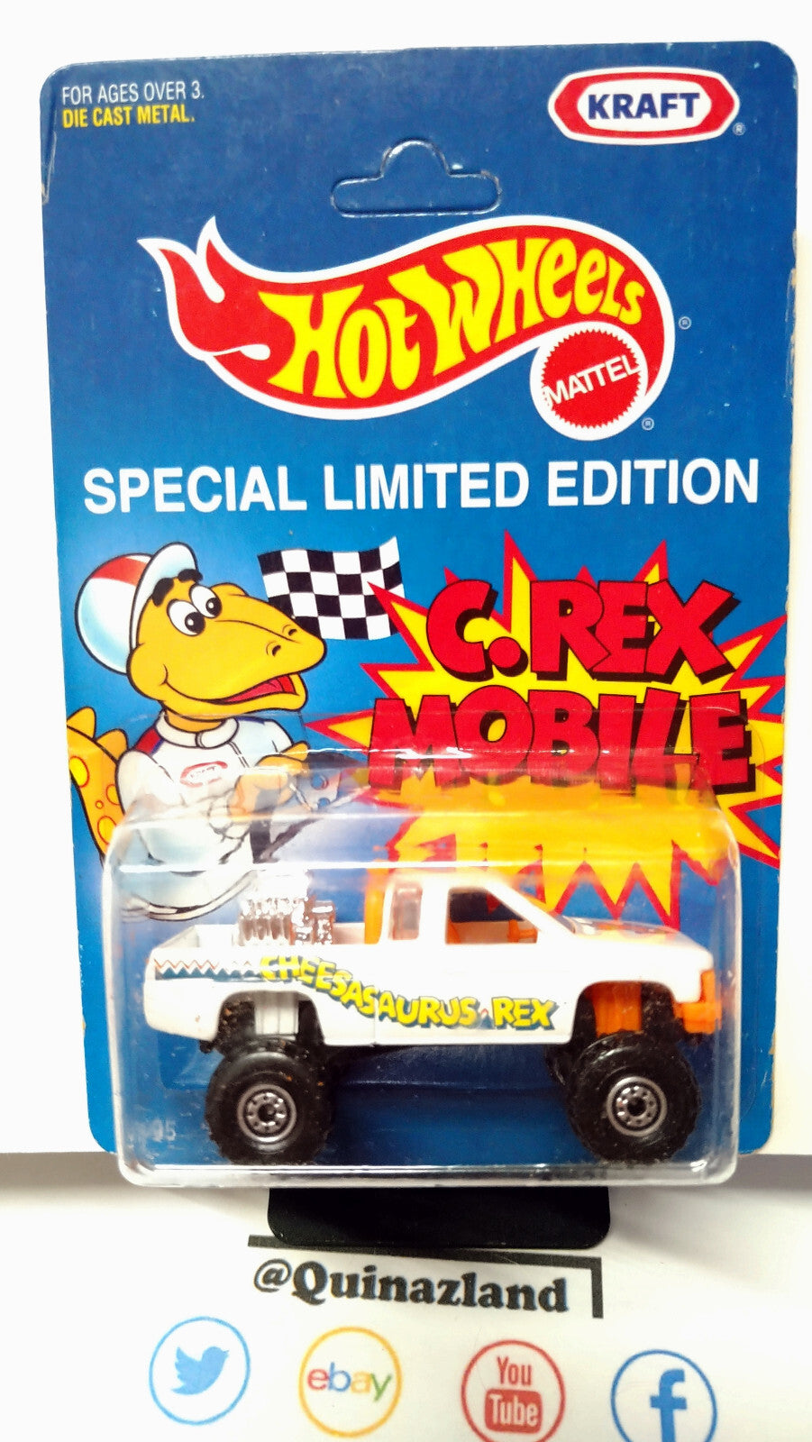 Hot Wheels 1994 promotion Kraft Nissan hardbody c. Rex mobile    (NP22)