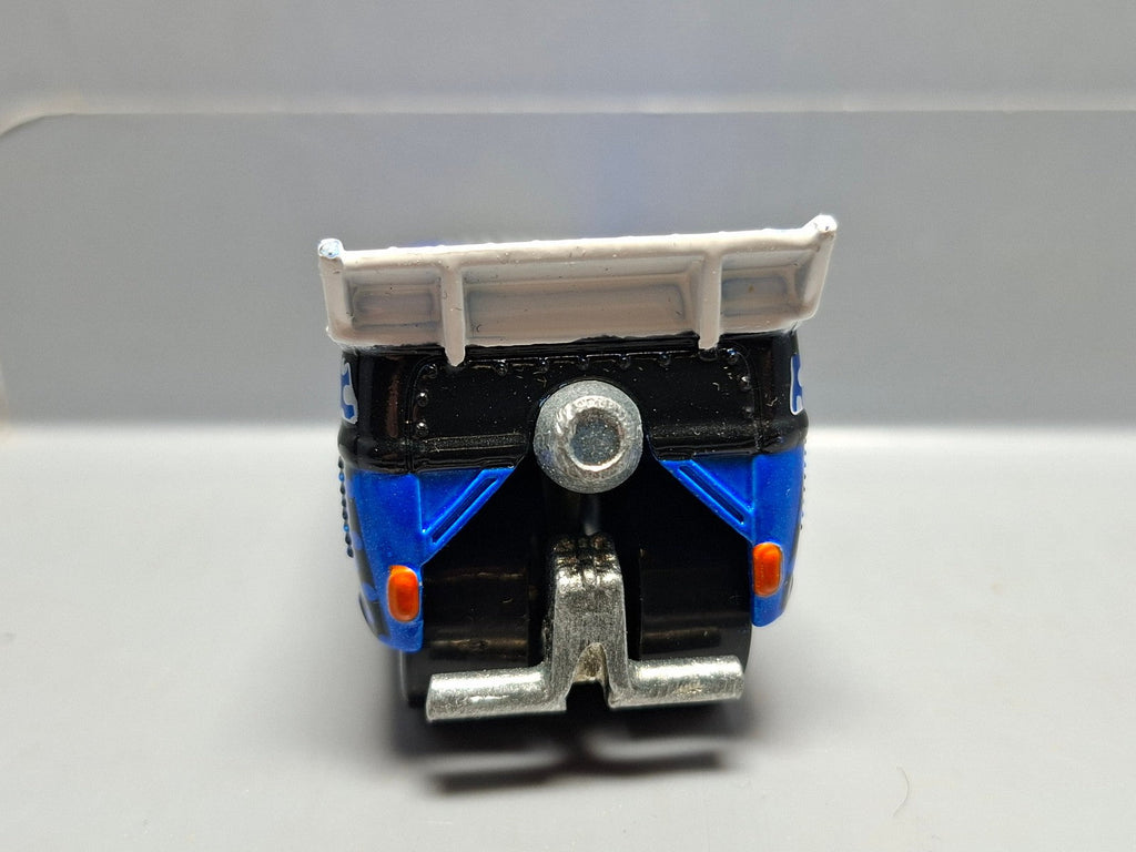 Hot Wheels Volkswagen Drag Bus Mattel Web page Exclusive 1999 bleue (NP11)