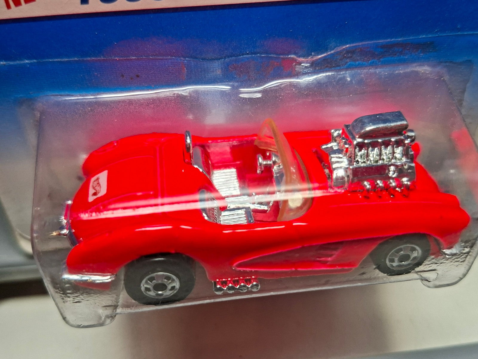 Hot Wheels 1995 mainline 341 58 corvette version bw (CP18)