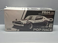 Pop Race 1/64 Nissan Skyline GT-R V8 Drift KPGC110 Kenmeri NPA Style (CP17)