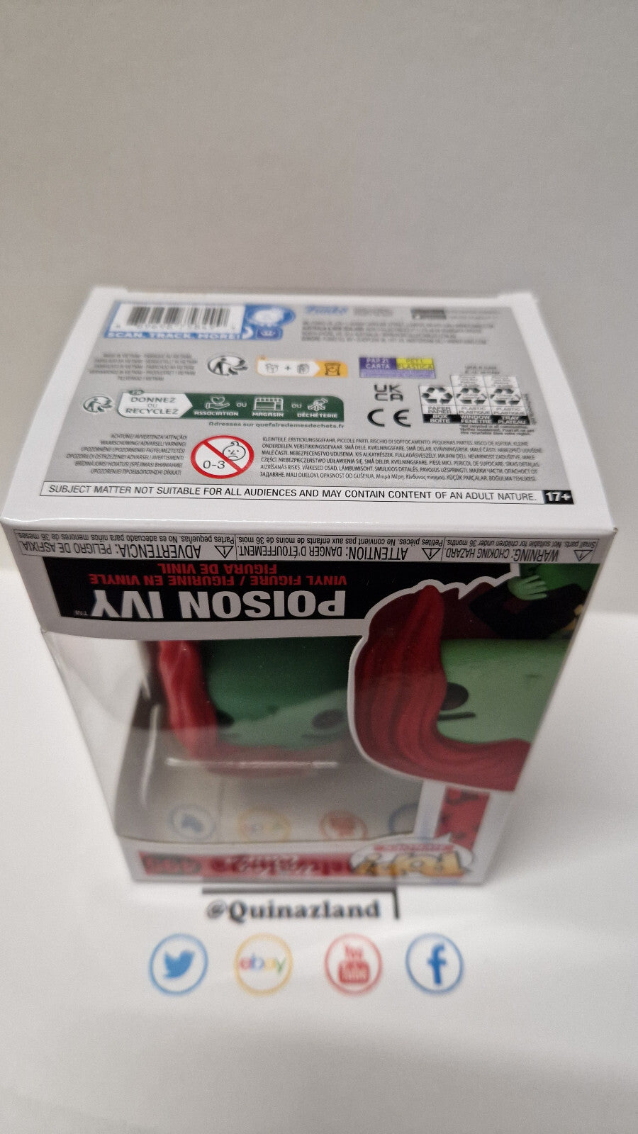 Funko Pop! HARLEY QUINN ANIMATED SERIES POP Heroes N° 495 Poison Ivy  (F46)