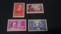 Lot de 4 Timbres France 1939 Chômeurs intellectuels N°436 à 439 YT