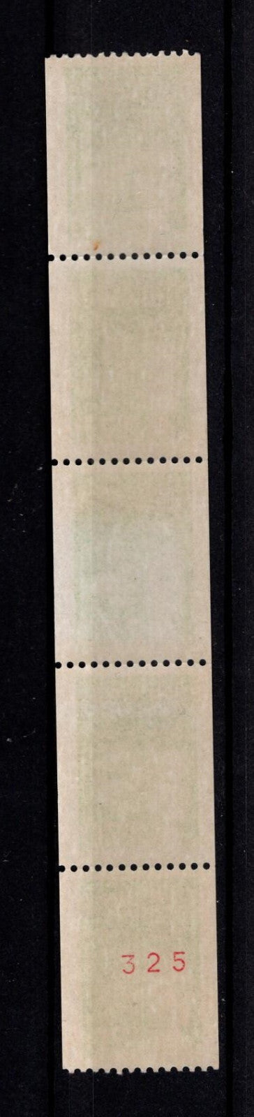 Timbres France Roulette 5 timbres marianne de luquet legende la poste #325 (001)