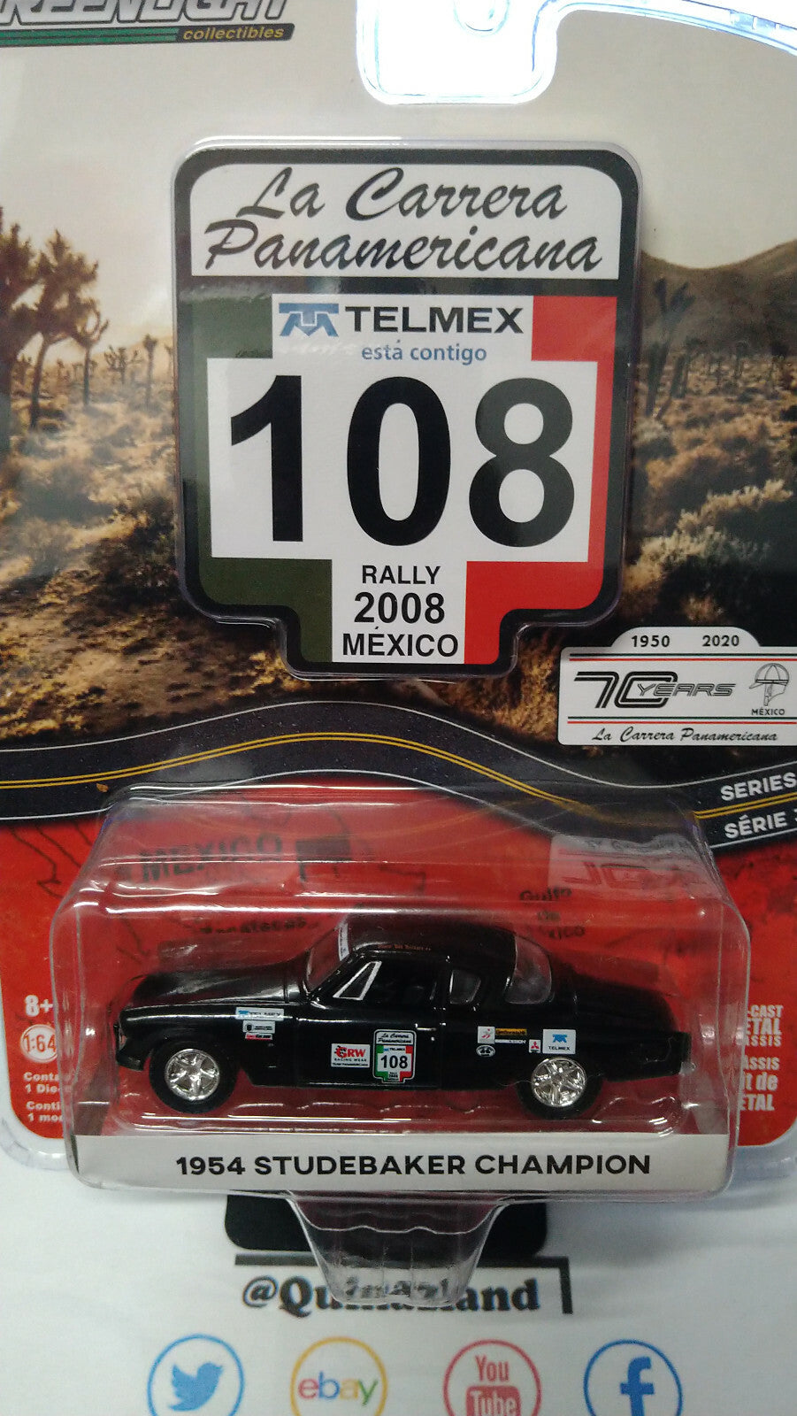 Greenlight La Carrera Panamericana 1954 Studebaker Champion (NG19)