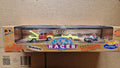 Hot wheels 2000 night at the race 48 Ford woodie, sprint car et trailer (CT08)