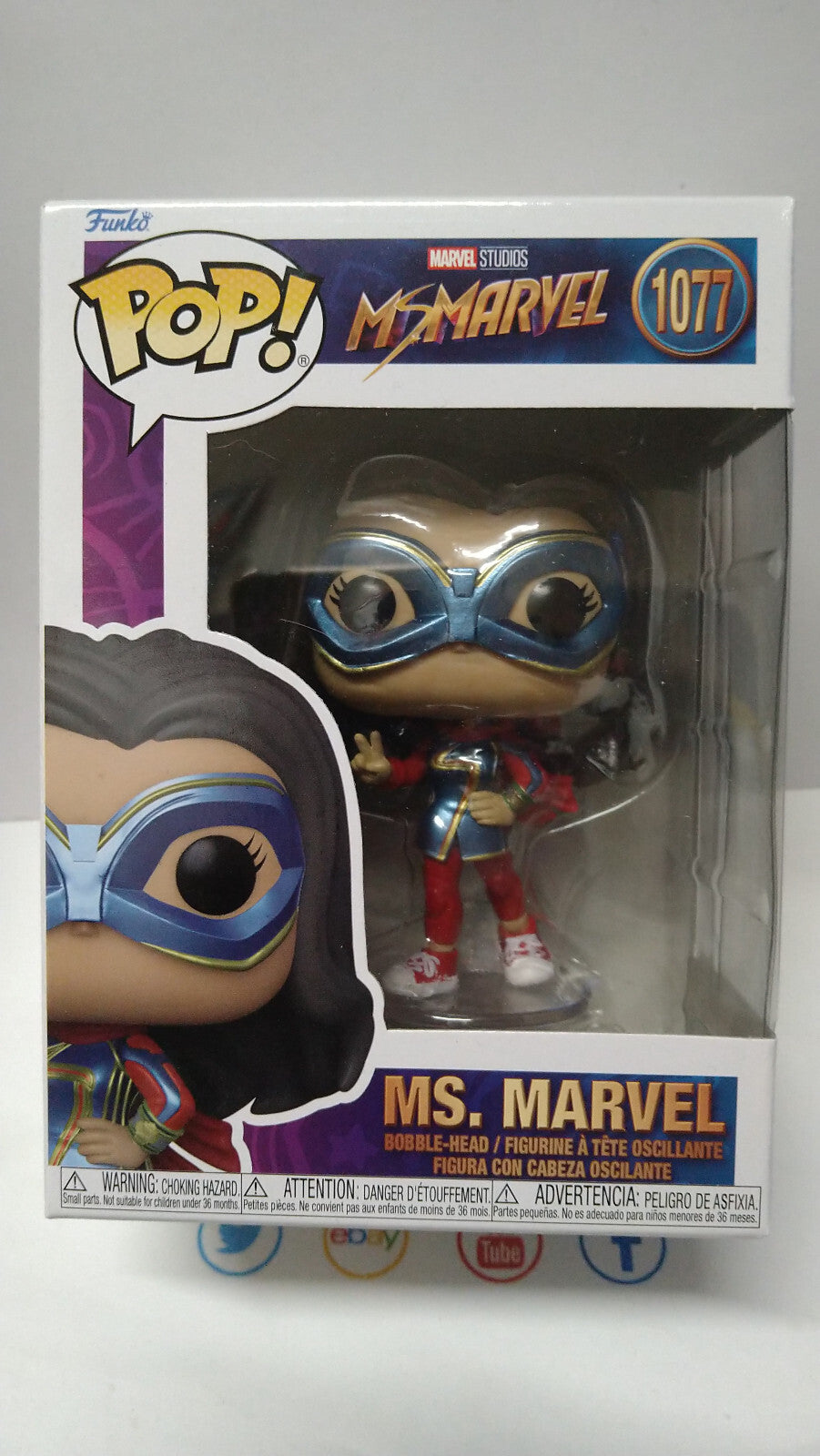 Funko Pop! MARVEL 1077 Miss Marvel (F40)