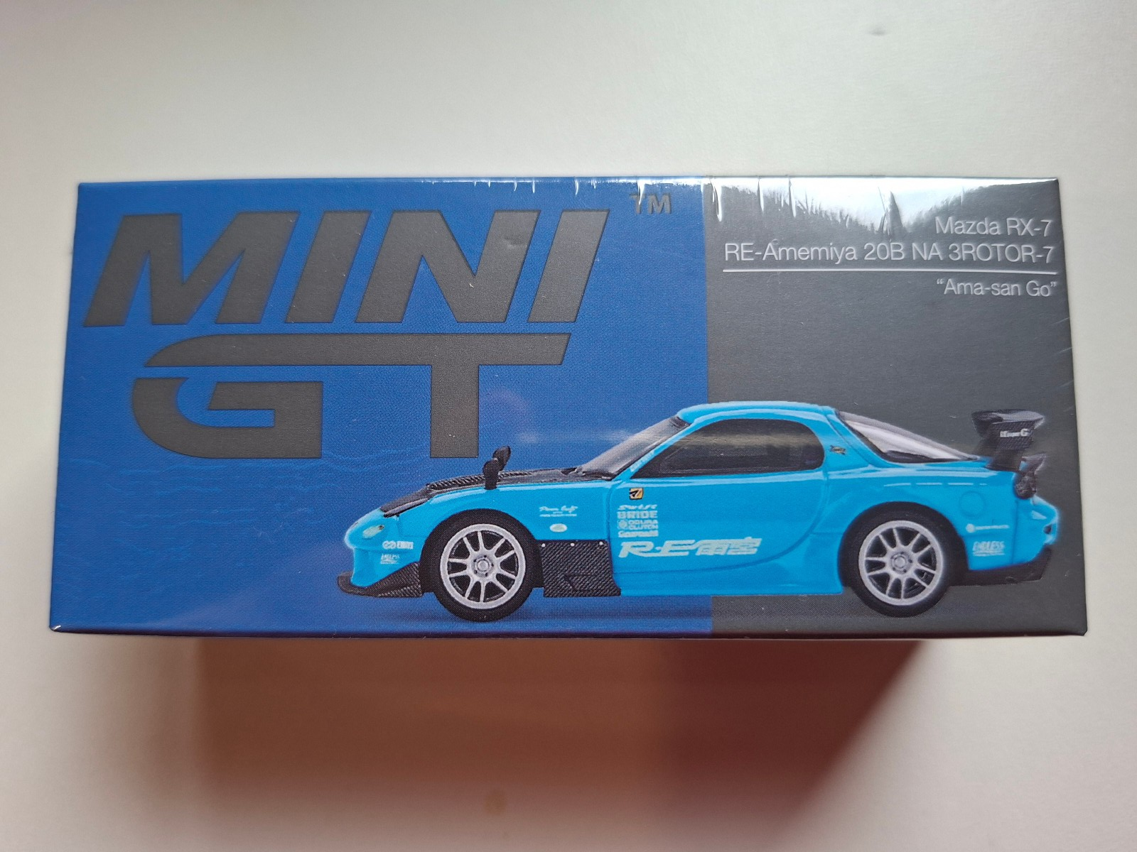 Mini GT 2024 Mazda RX7 FD3S Re-Amemiya 20B NA 3ROTOR-7 AMA-SAN GO N°1046 (NP11)