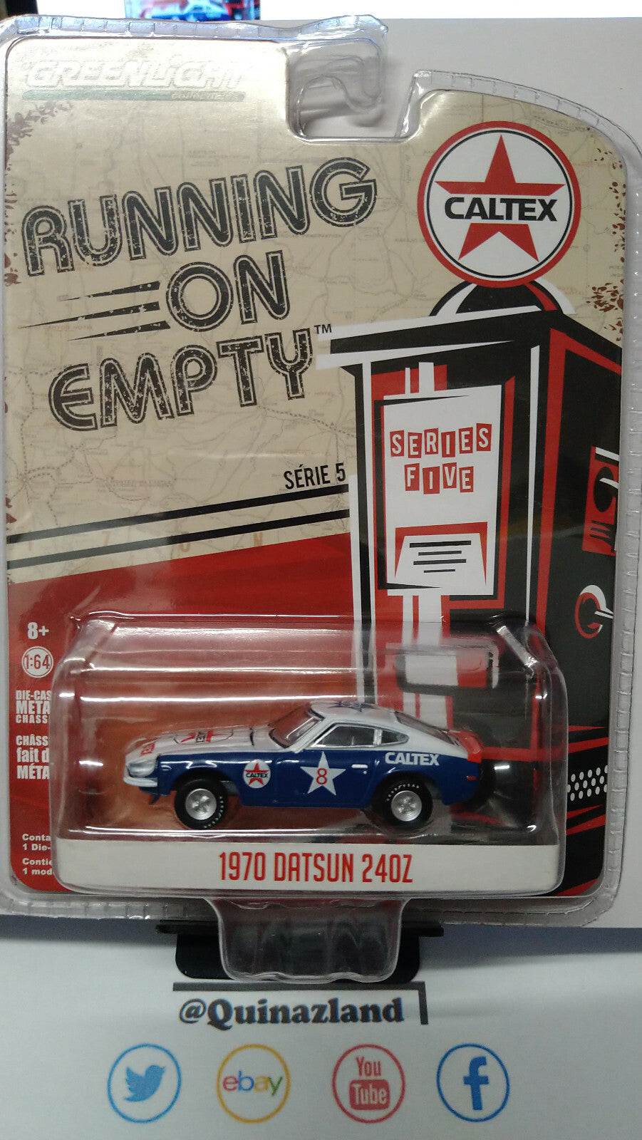 Greenlight Running On Empty Caltex 1970 Datsun 240Z (NG10)