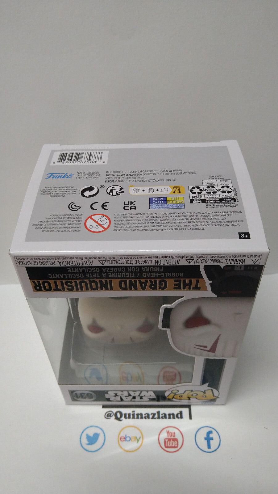 Funko Pop!  STAR WARS  N° 631 Grand Inquisiteur  (F34)