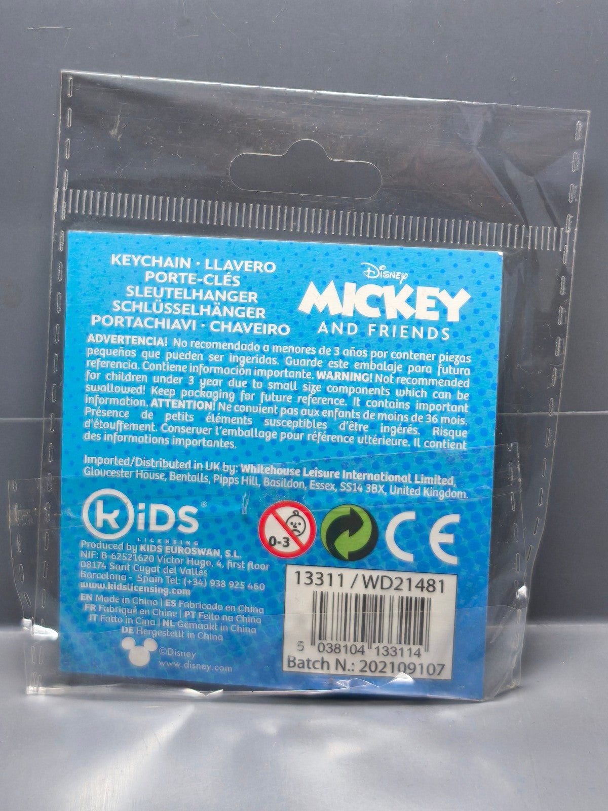 Porte clé silicone Mickey & Fiends Mickey  (Cart)