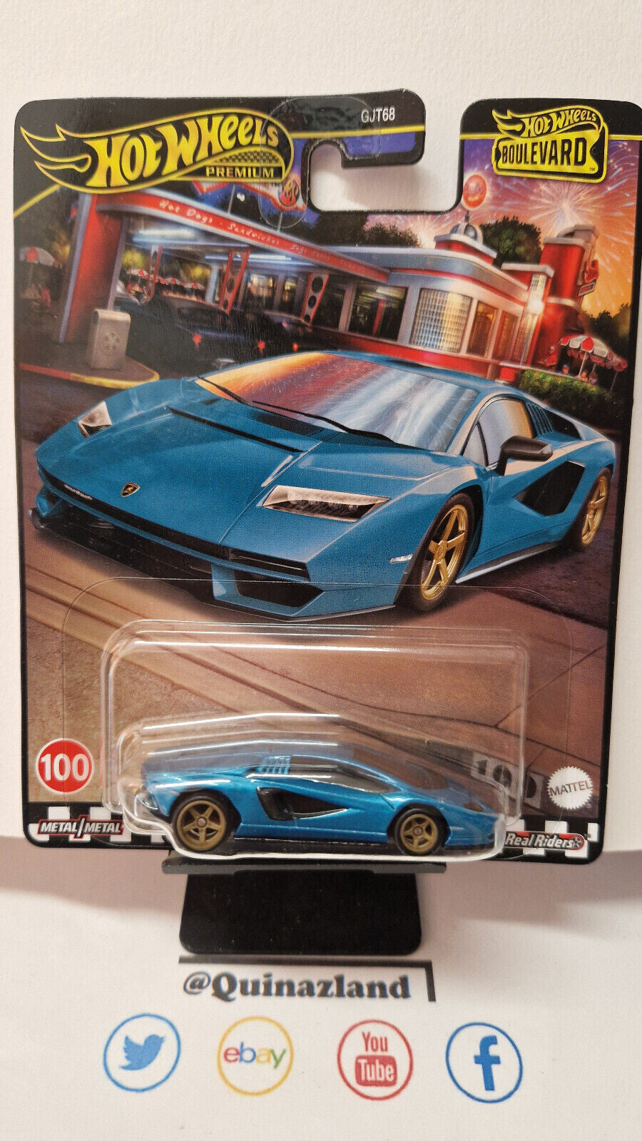 Hot Wheels Boulevard LAMBORGHINI COUNTACH LPI 800-4 #100 (NG80)