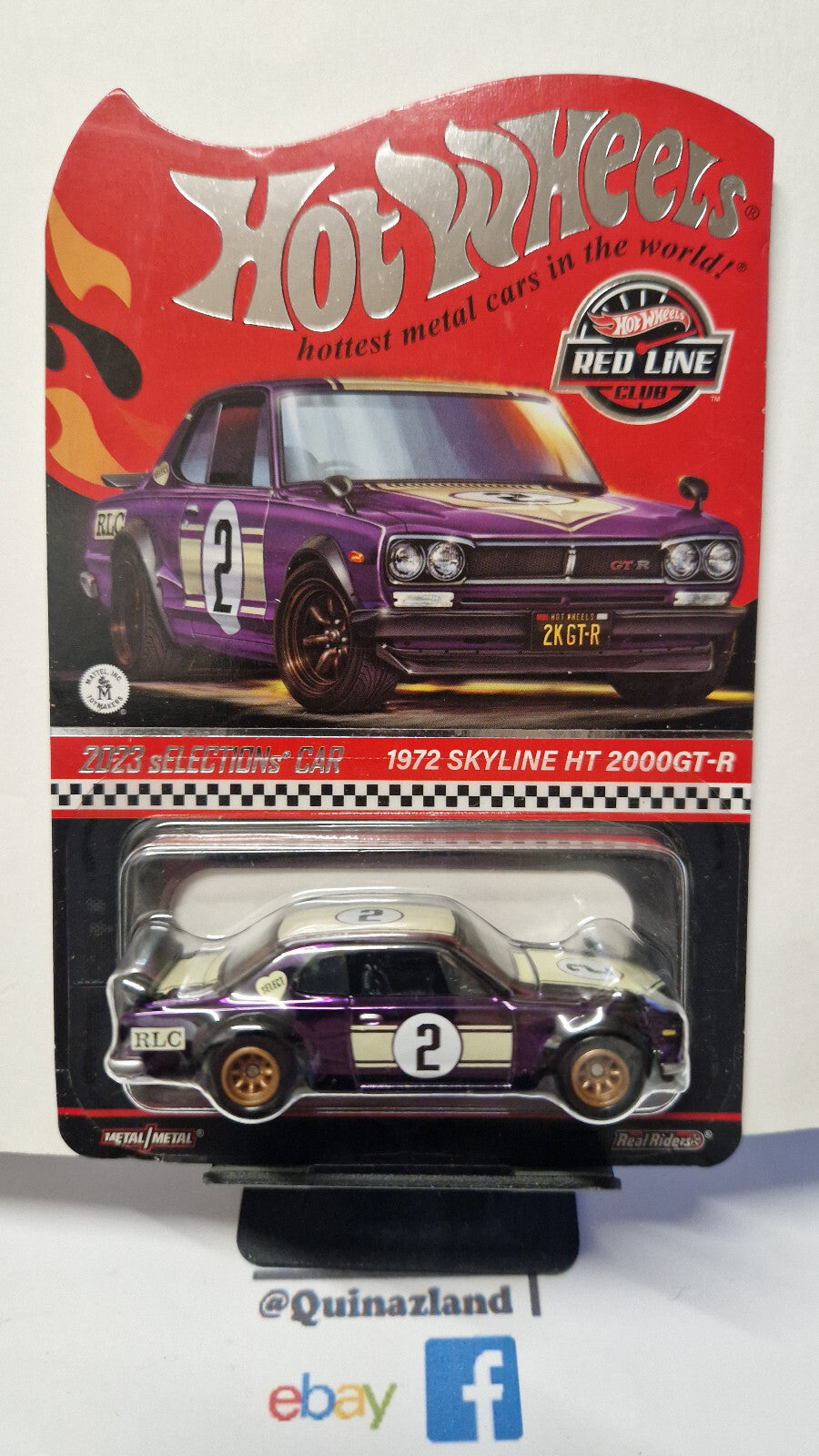 Hot Wheels 2024 RLC exclusive selections  1972 nissan Skyline HT 2000GT-R (NP26)