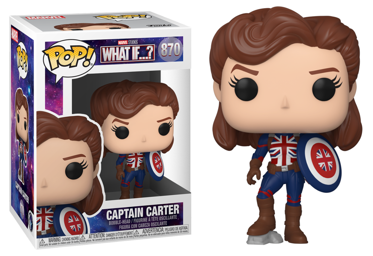 Funko Pop! Marvel What If ...? #870 Captain carter (F45)