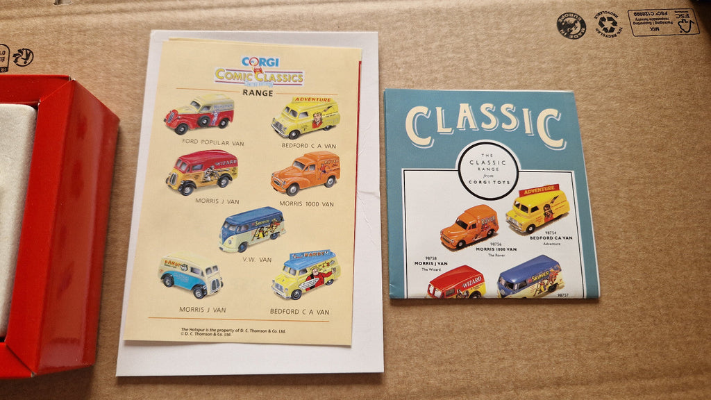 Corgi 1/43 Comic classics Ford popular van limitée à 7500 exemplaires (CT05)