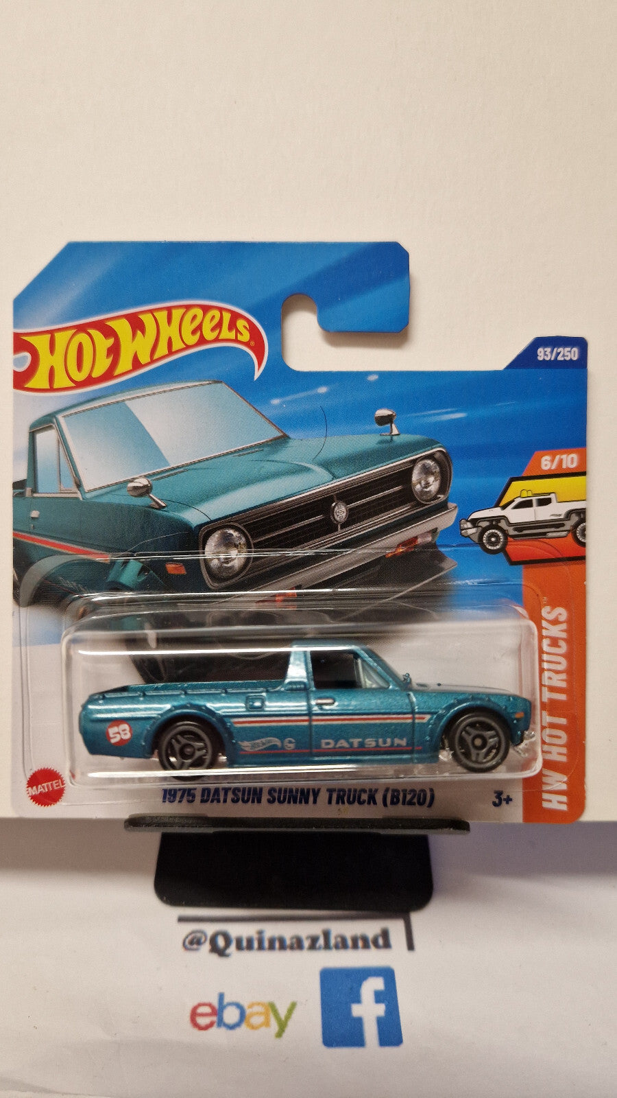 Hot Wheels 1975 datsun Sunny truck (B120)  2025-093 (NP23)