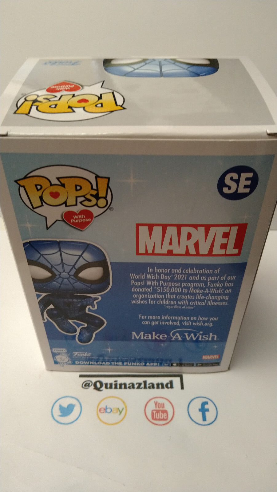 Funko Pop! Marvel MAKE A WISH Spider-Man 'MT' SE (FU18)