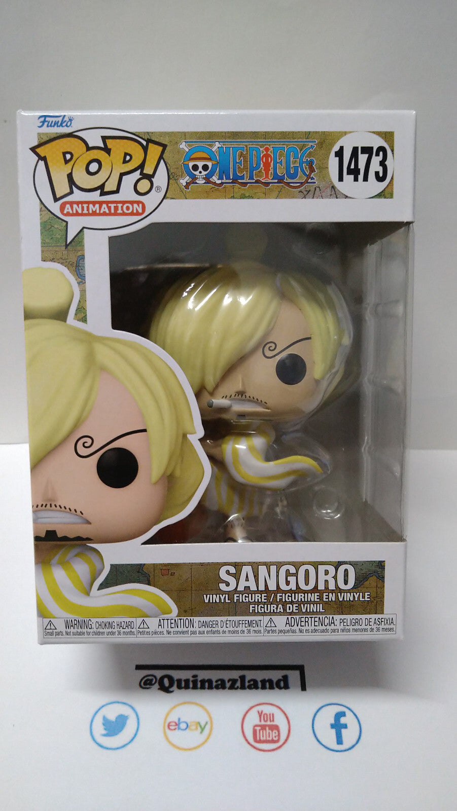 Funko Pop! ONE PIECE POP Animation N° 1473 Sangoro (Wano) (F13)