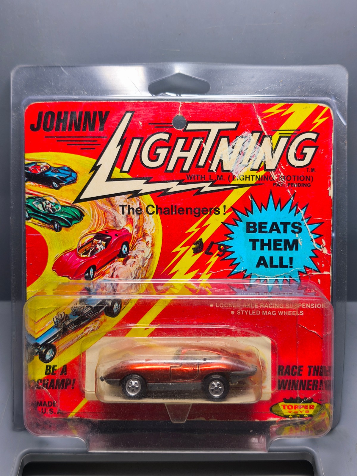 Johnny Lightning 1969 tropper Custom Jaguar XKE  (NG80)