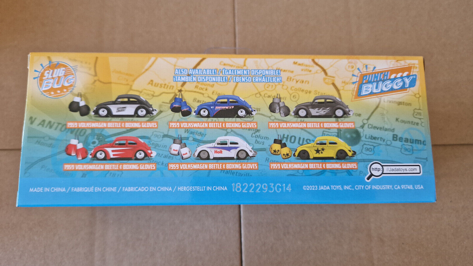 Jada Toys 1/32 Punch Buggy '59 Volkswagen  Beetle W/Gloves Silver  (ET)