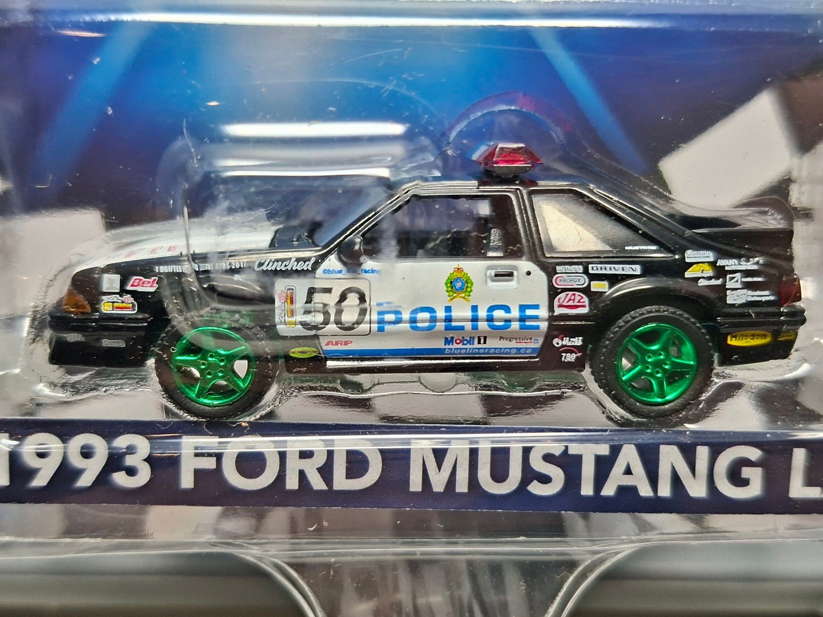 Greenlight 1993 Ford Mustang Edmonton Police Edmonton Alberta Canada Chas (NG62)