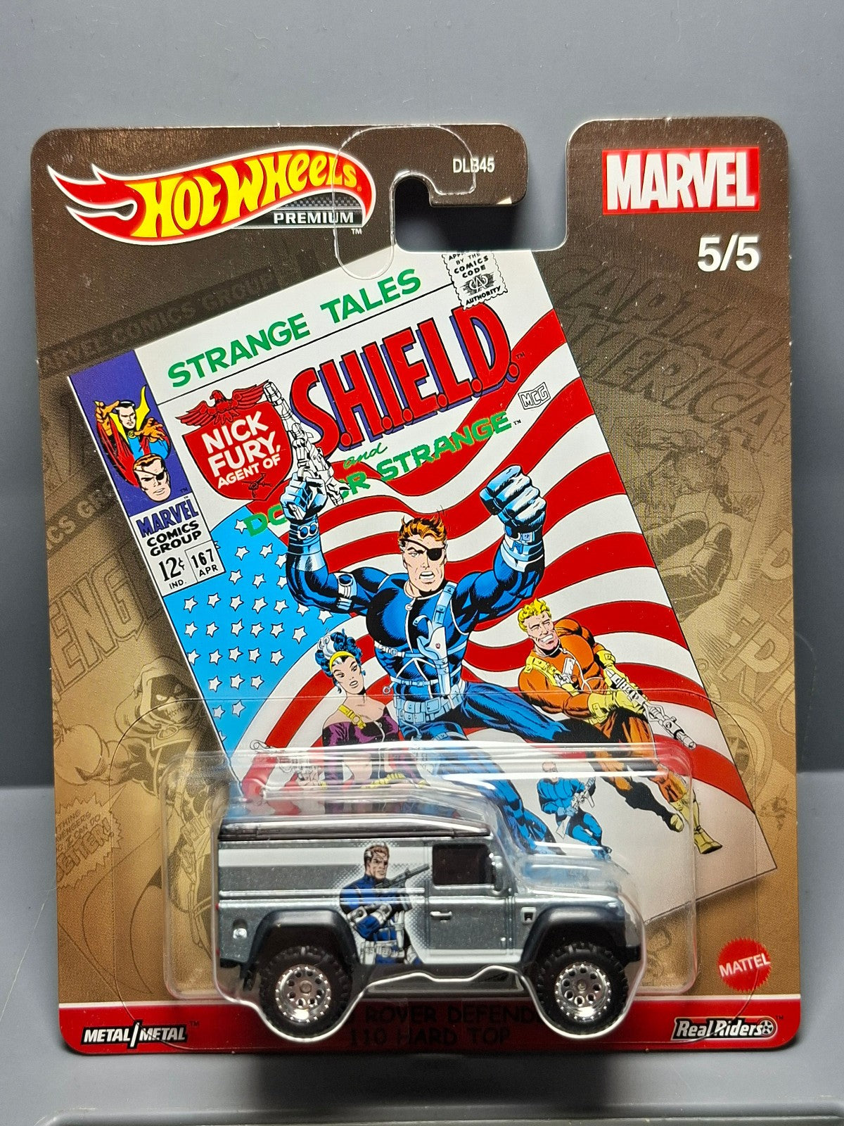 Hot Wheels Marvel Land rover defender 110 hard top Doctor Strange  (NG30)