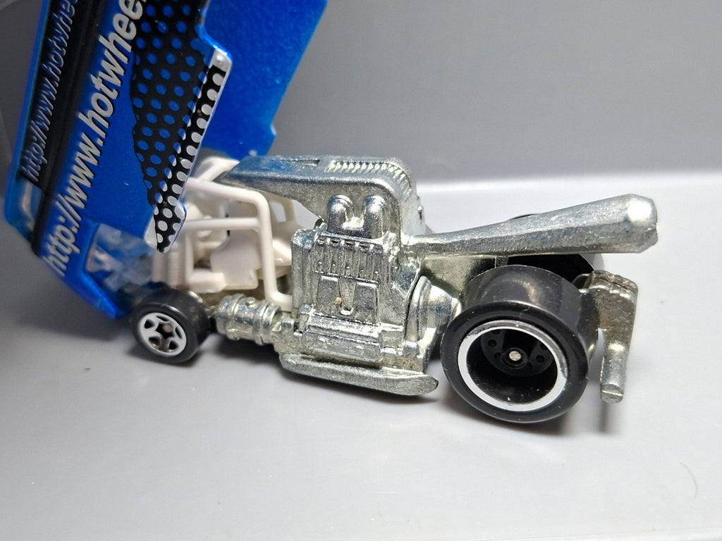 Hot Wheels Volkswagen Drag Bus Mattel Web page Exclusive 1999 bleue (NP11)