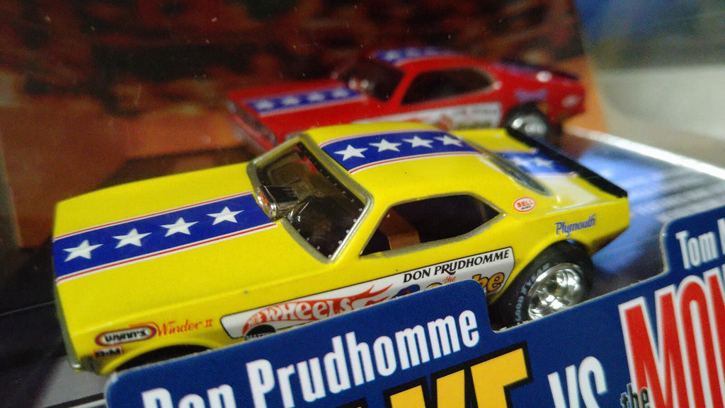 Auto World Slot Hot wheels Snake Plymouth Cuda & Mongoose Plymouth Duster (CT15)