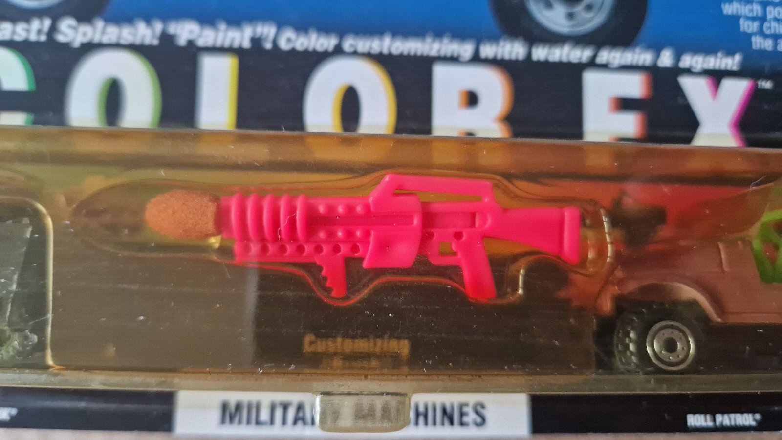 Hot Wheels 1994 color FX military machines Command tank & roll patrol (C10)