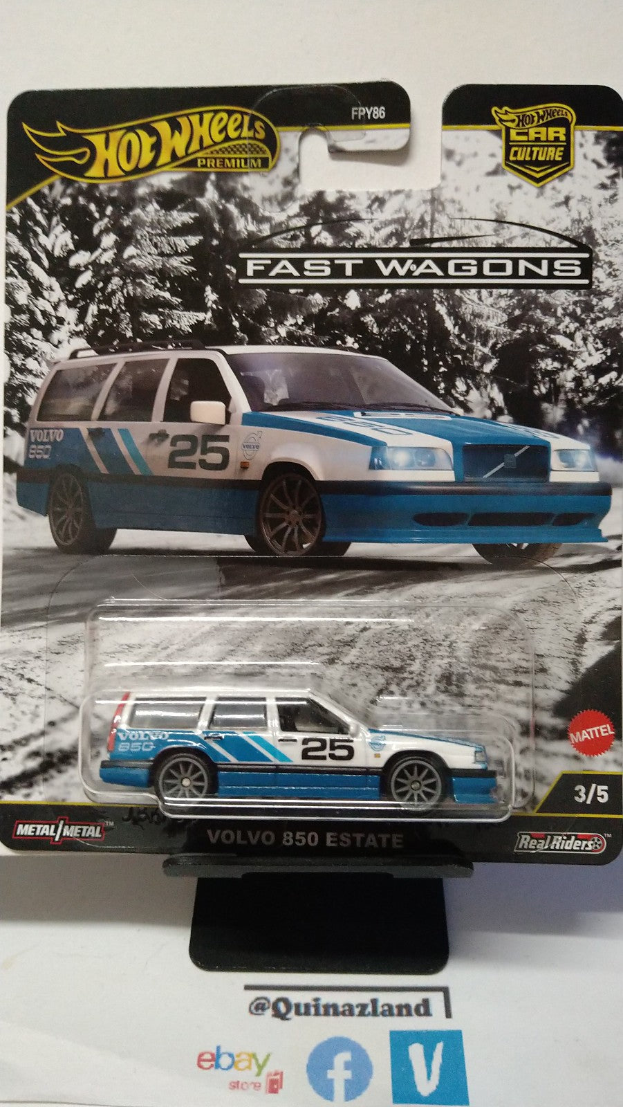 Hot Wheels 2025 Fast Wagons Volvo 850 Estate  (NG65)