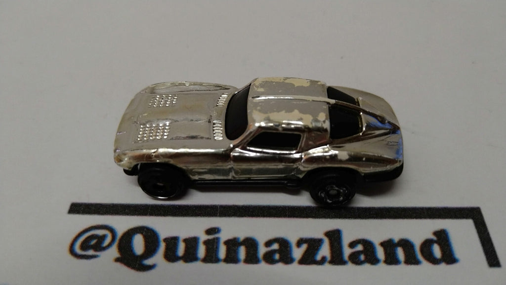 Hot wheels Mini chromes racers 63 corvette Split window     (A03)