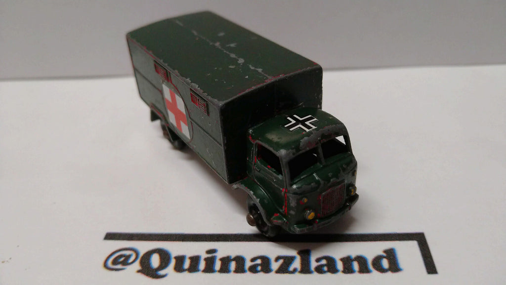 Lesney 1/64  Ford 3 ton 4x4 army ambulance   (A37)