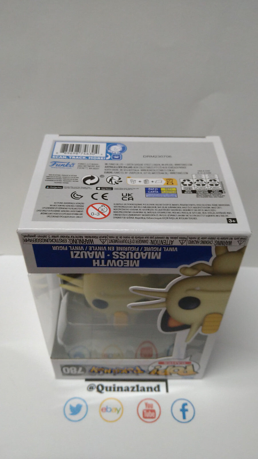 Funko Pop! POKEMON POP Games N° 780 Miaouss (F12)