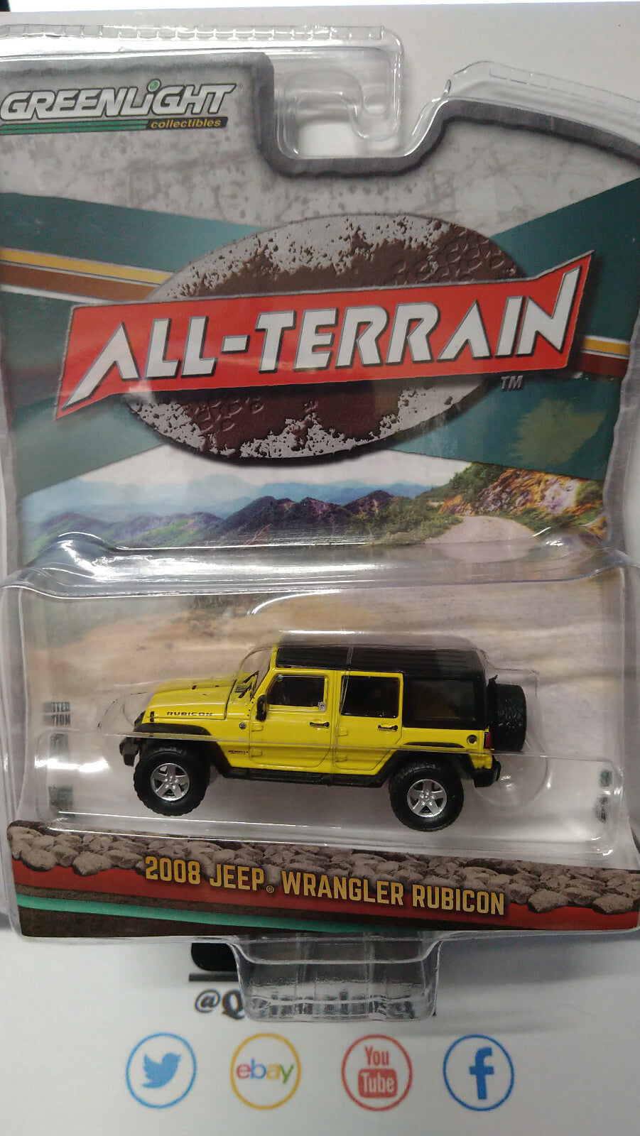 Greenlight All-Terrain 2008 Jeep Wrangler Rubicon  (NG77)