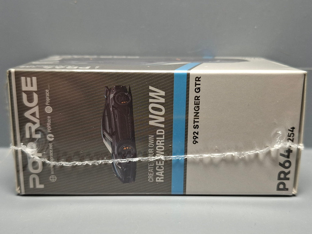 Pop Race 1/64 Porsche 992 Stinger GTR Carbon Edition (Blue Line) (CP07)