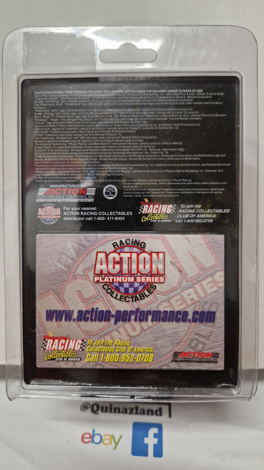 Action Darrell waltrip 1997 chevrolet monte carlo parts america limitée   (CP17)
