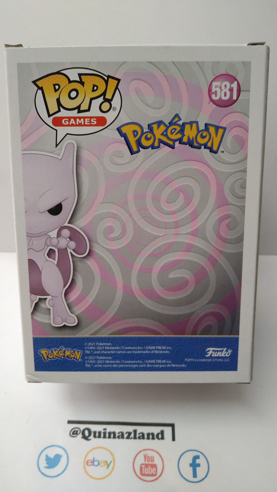 Funko Pop! POKEMON 581 Mewtwo  (FU18)
