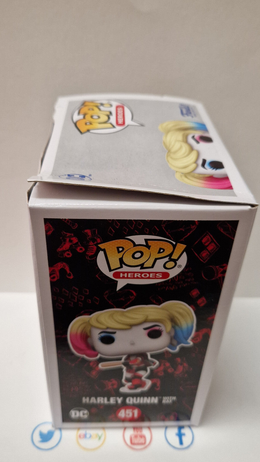 Funko Pop! DC COMICS POP N° 451 Harley Quinn avec batte de Baseball (F10)