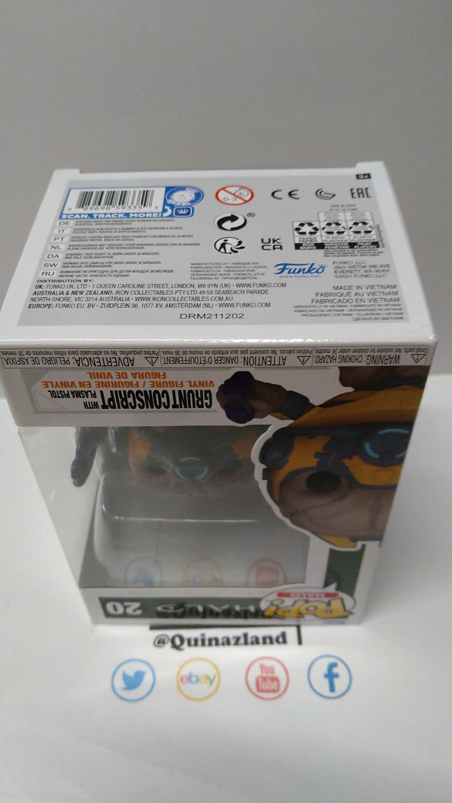 Funko Pop! HALO INFINITE 20 Grunt conscript avec  pistolet plamsa (F49)