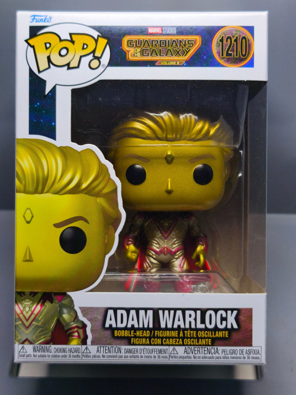 Funko Pop!  LES GARDIENS DE LA GALAXIE 3  N° 1210 Adam Warlock (F27)