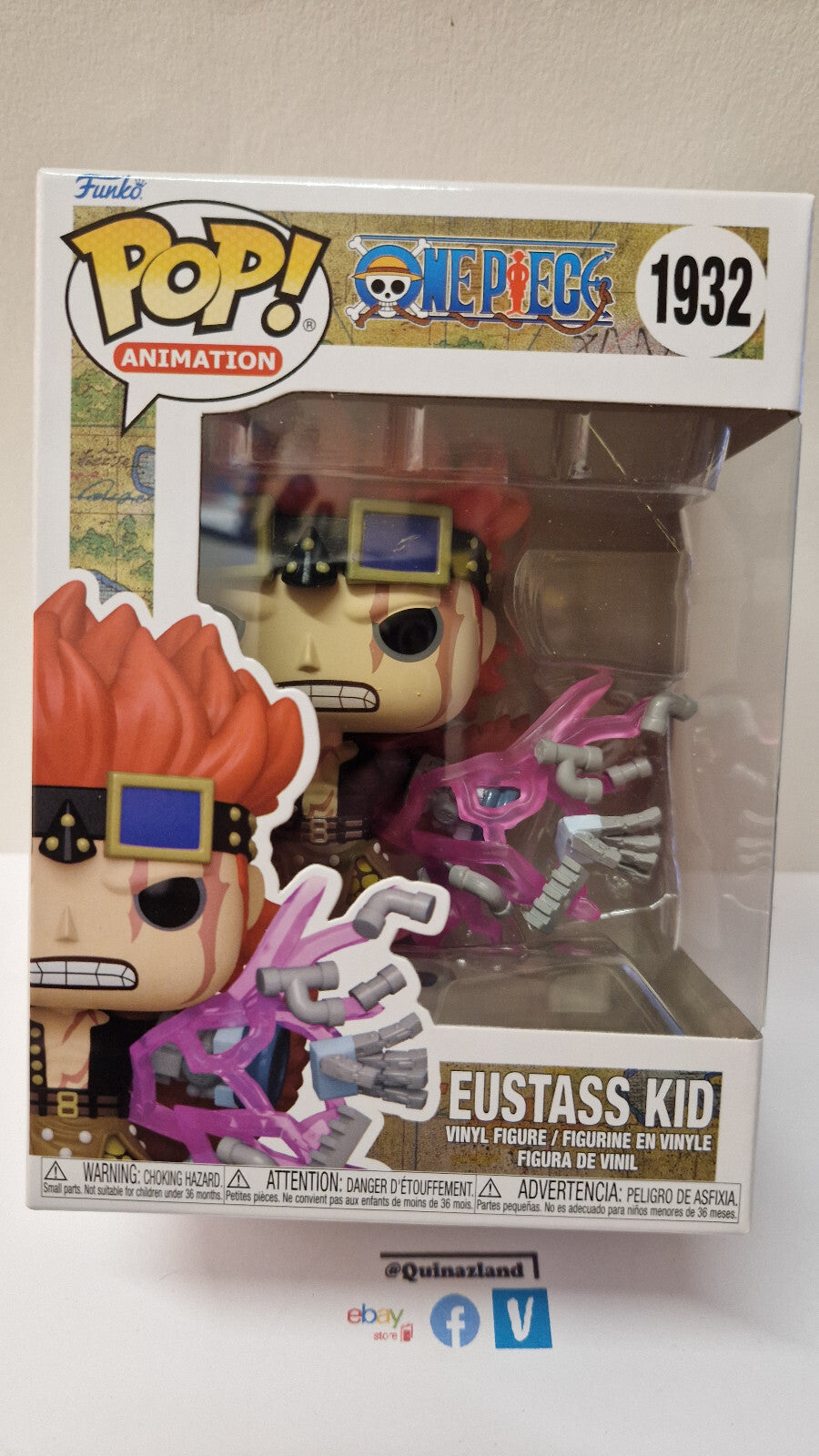 Funko Pop!  One Piece Pop Animation N° 1932 Kid avec Awakening   (F51)