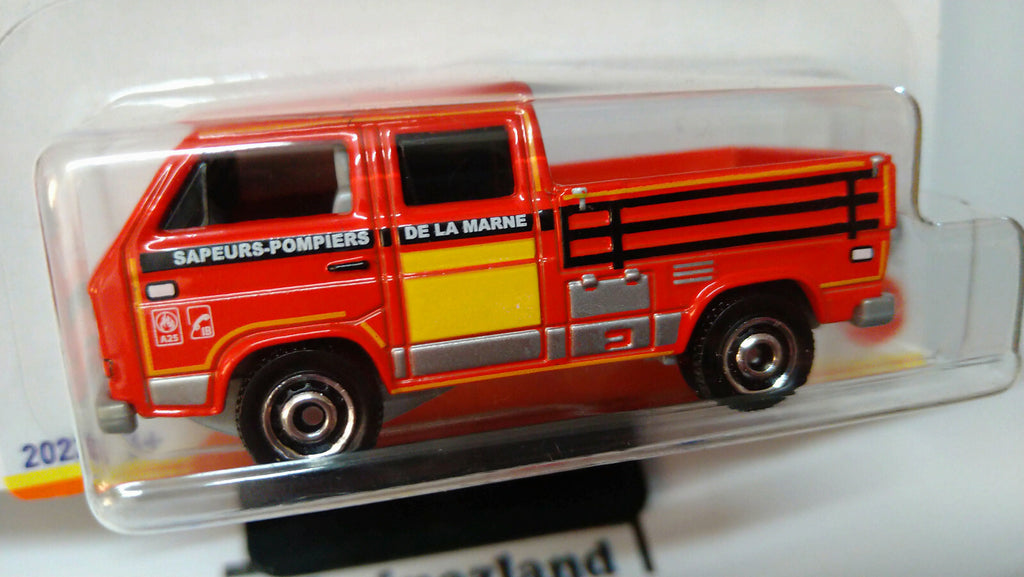 Matchbox série France Tesla Volkswagen Fiat Renault  sans détail benne vw (CP08)