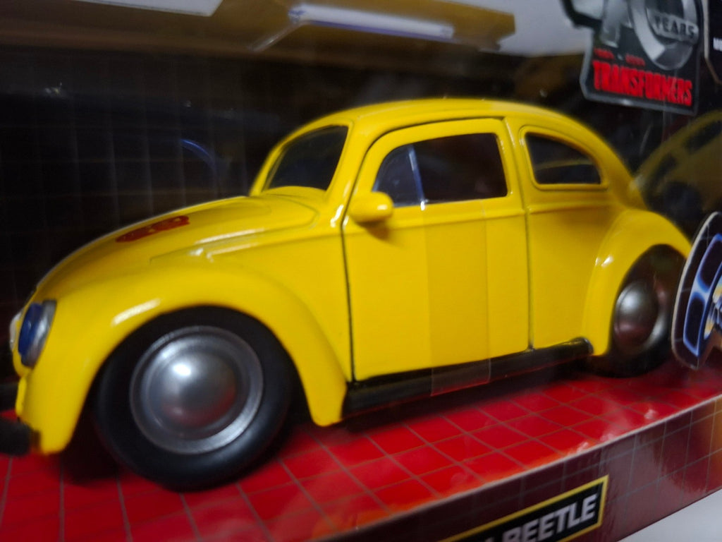 Jada Toys 1/32 40th anniversary Transformers Volkswagen Beetle Bumblebee (NG49)