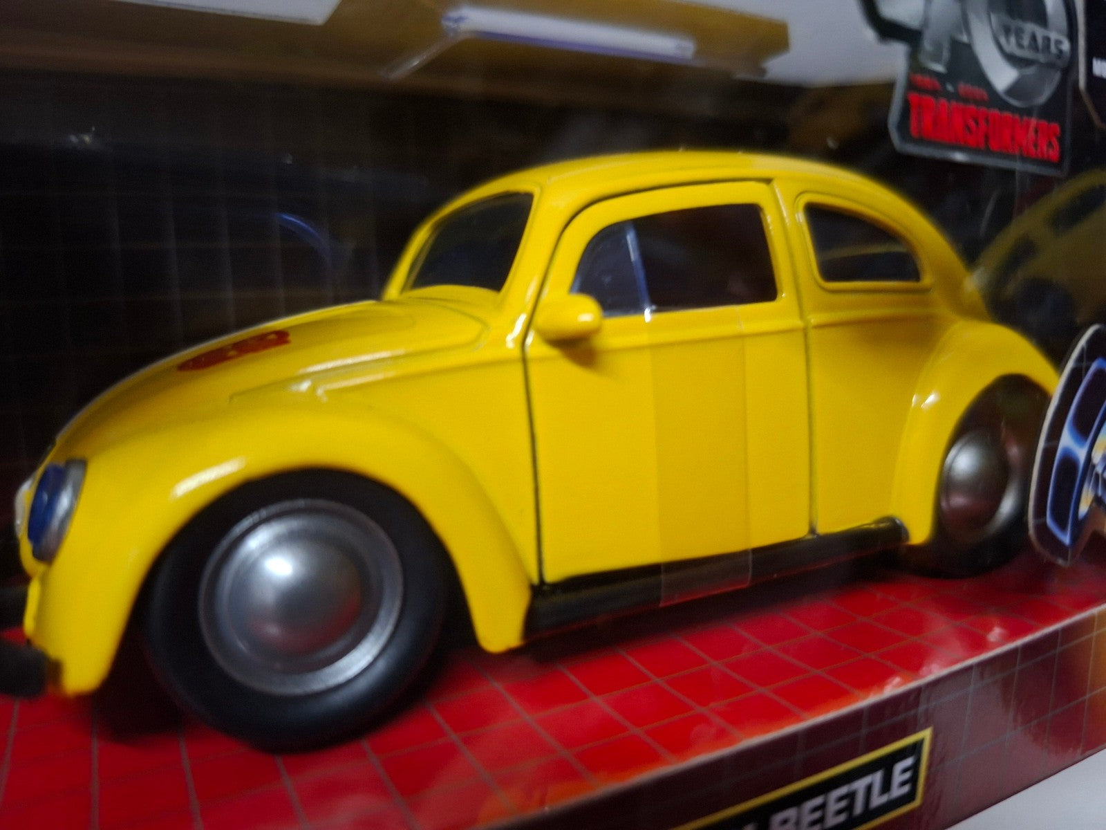 Jada Toys 1/32 40th anniversary Transformers Volkswagen Beetle Bumblebee (NG49)