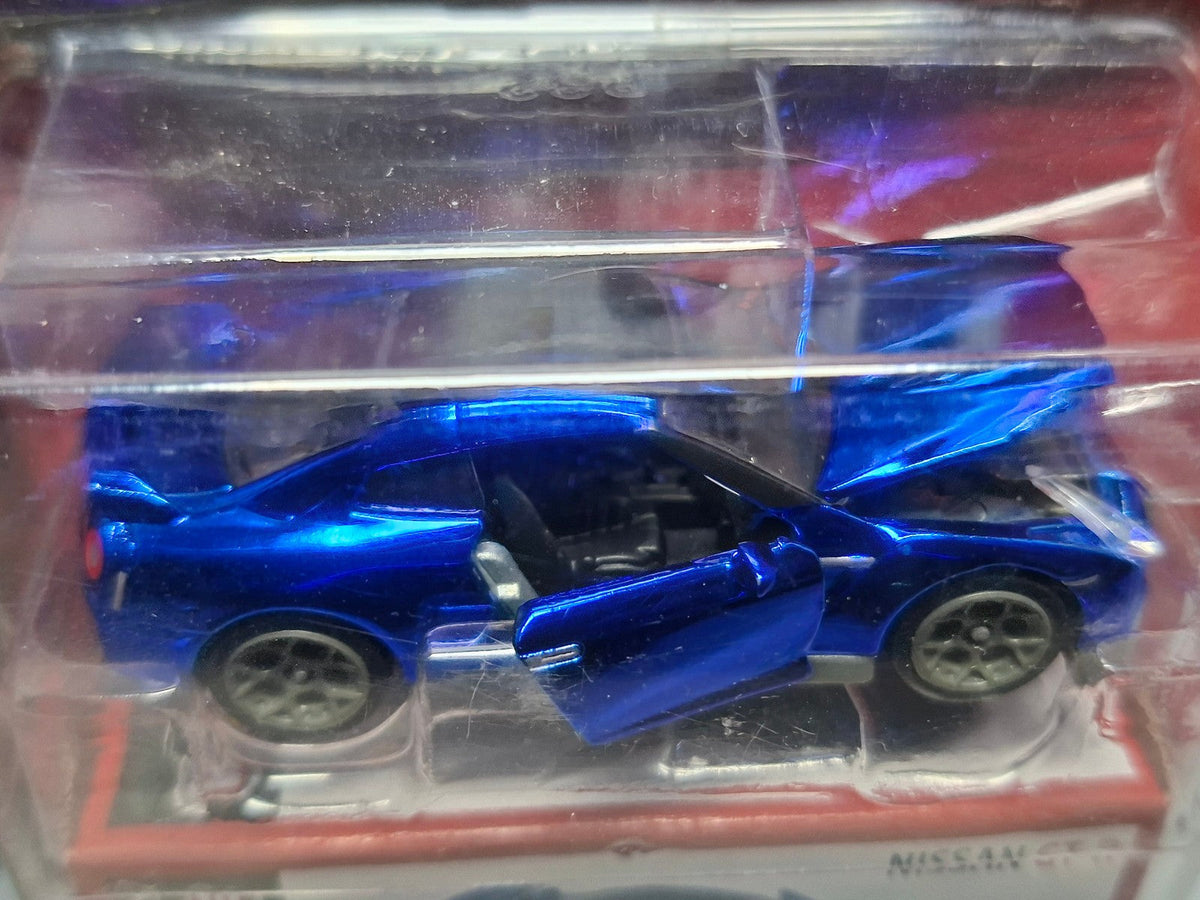 Majorette Deluxe car  Nissan gtr bleue  (NG07)