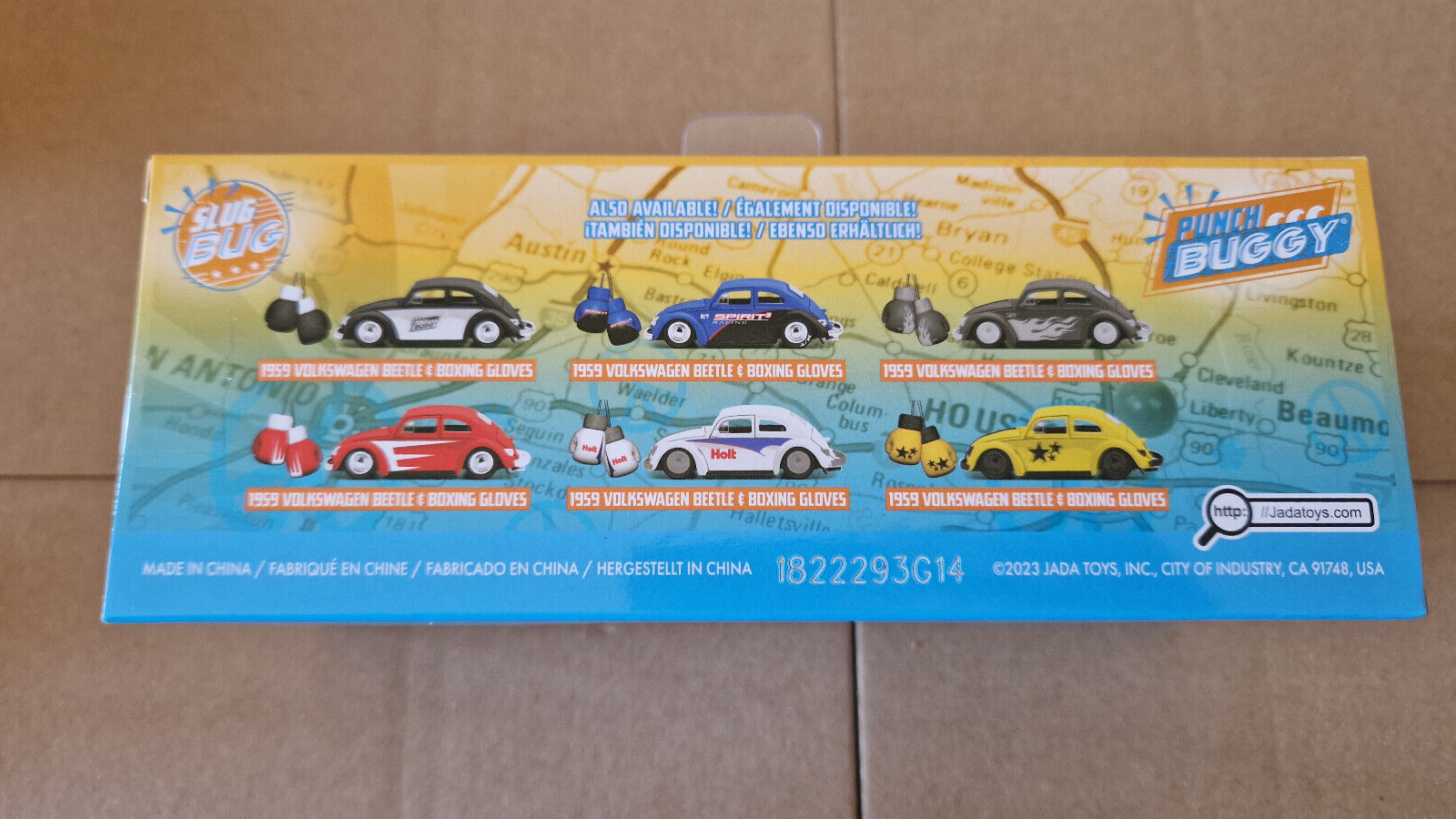 Jada Toys 1/32 Punch Buggy '59 Volkswagen  Beetle W/Gloves Blue  (ET)