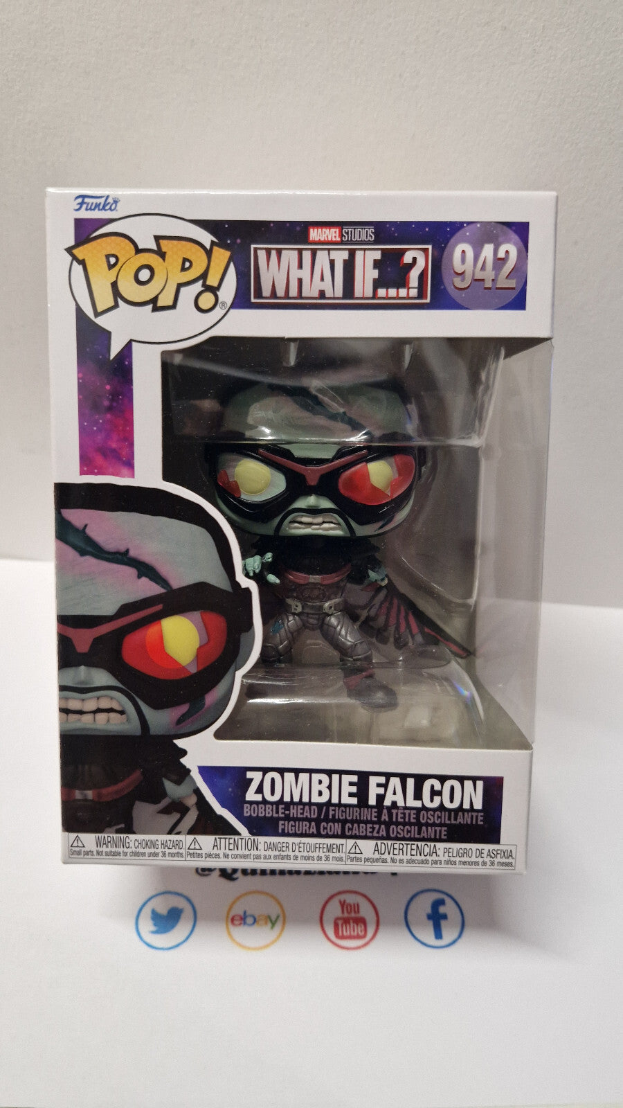 Funko Pop! MARVEL WHAT IF #942 Zombie Falcon (F26)